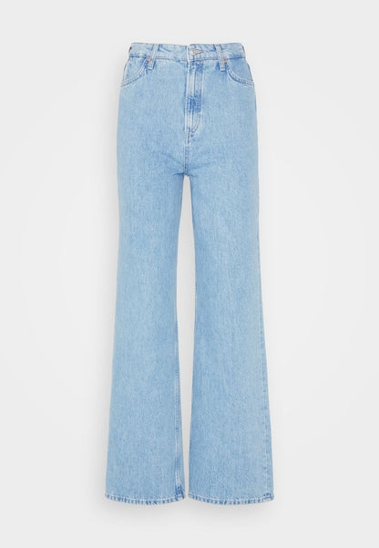 Marc O'Polo DENIM TROUSERS SUPER HIGH WAIST LOOSE LEG EXTENDED FULL LENGTH - Jeans Relaxed Fit - Multi/light Vintage Cobalt Blu