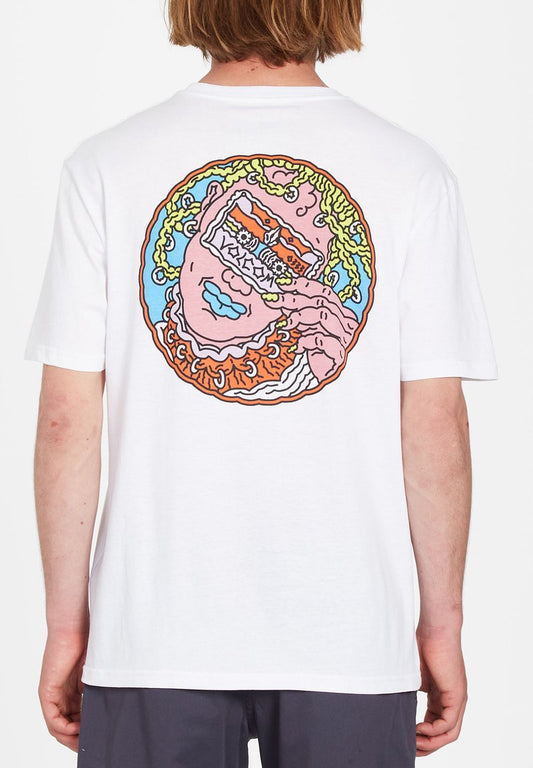 Volcom CONNECTED MINDS BSC SST - T-Shirt Print - White