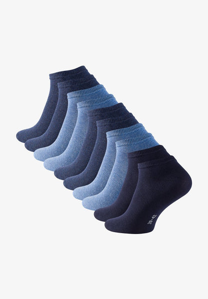  10 PAAR - Socken - Blautöne-mix