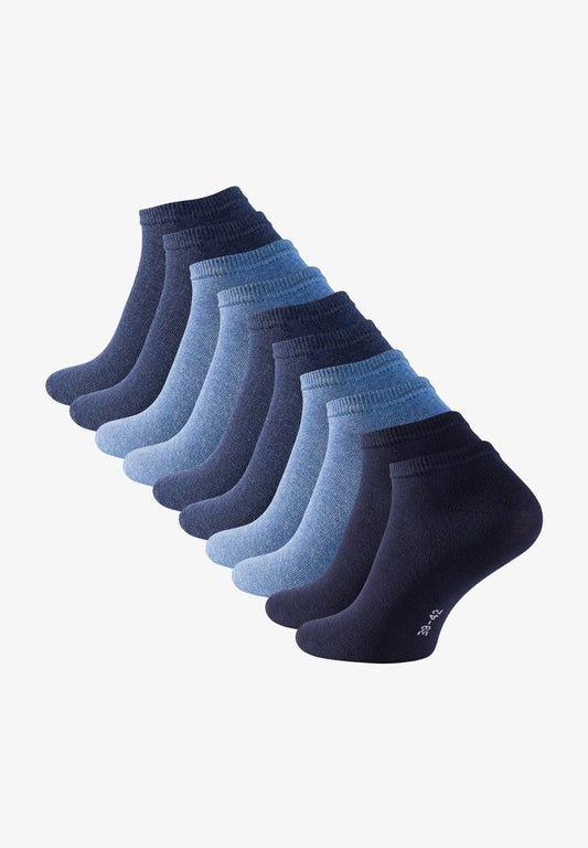  10 PAAR - Socken - Blautöne-mix