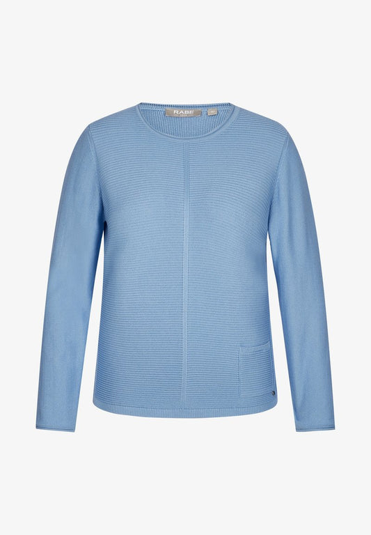  SELECTION - Strickpullover - Azurblau