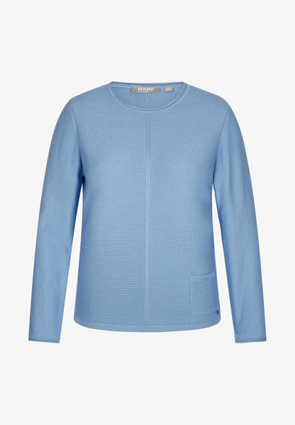  SELECTION - Strickpullover - Azurblau
