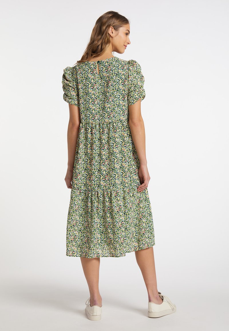  MYMO NOLIE - Freizeitkleid - Grün Mehrfarbig