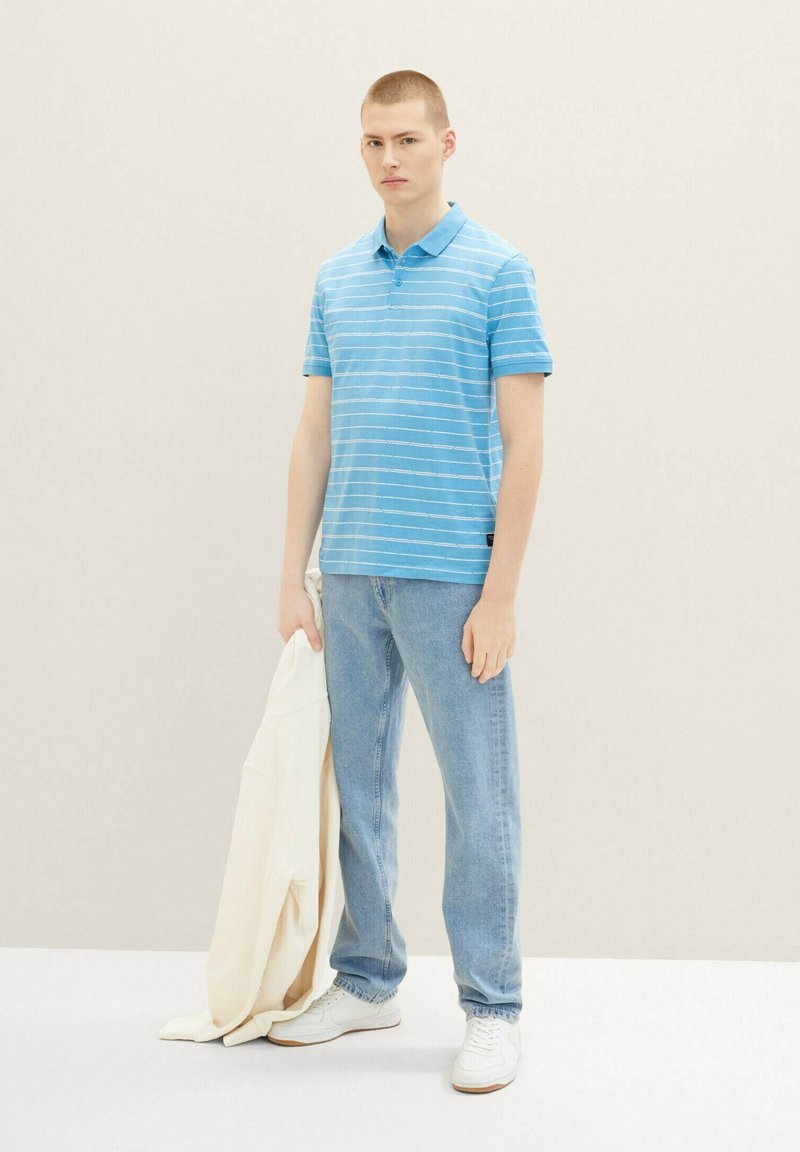 TOM TAILOR Denim 2 PACK - Poloshirt - Blue Broken Yd Stripe