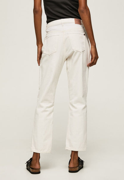 Pepe Jeans CELYN STRIPE - Stoffhose - Denim