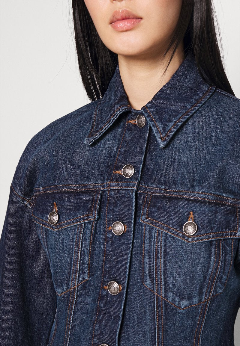 Sportmax NEBBIA - Jeansjacke - Blu Notte