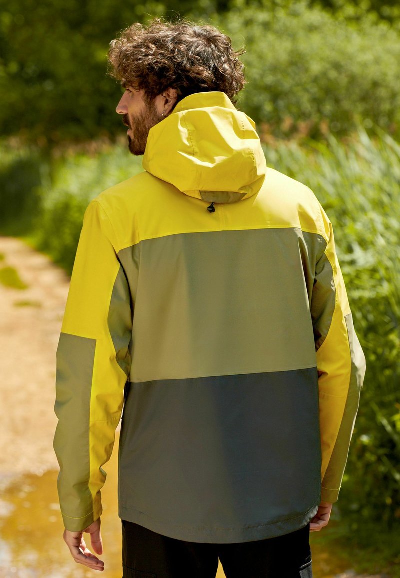 Next LINED WATERPROOF STANDARD - Regenjacke / Wasserabweisende Jacke - Yellow Grey