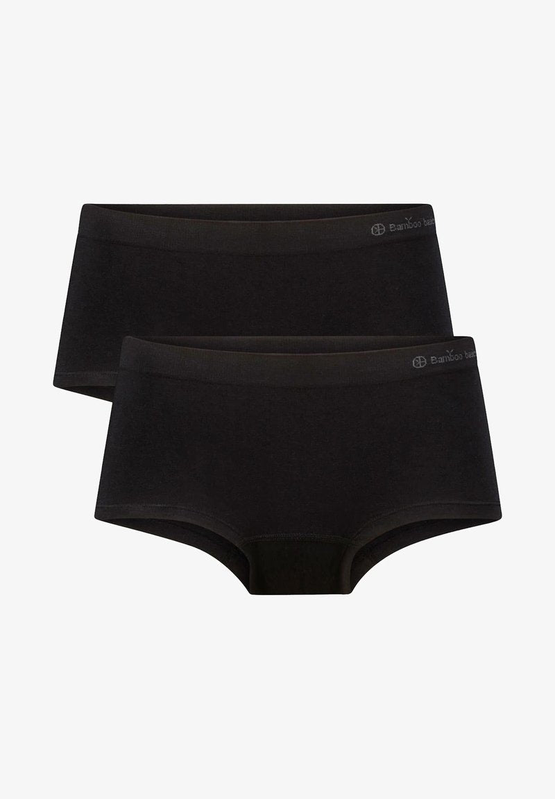 Bamboo Basics 2 PACK – SEAMLESS HIPSTER - Slip - Black