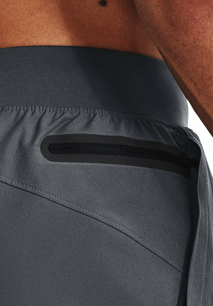 Under Armour UNSTOPPABLE - Kurze Sporthose - Pitch Gray