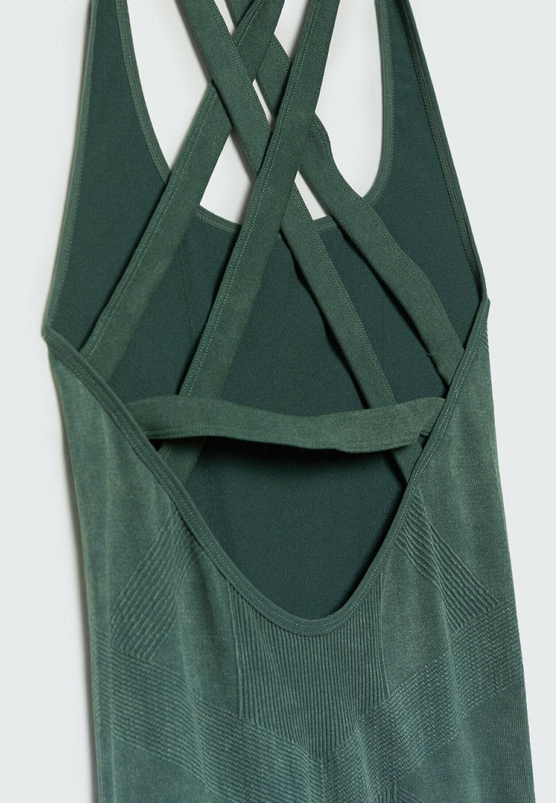 Stradivarius SEAMLESS - Jumpsuit - Mottled Green