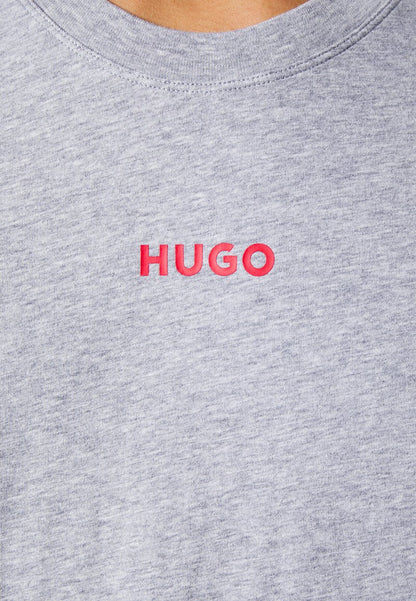 Hugo LINKED - Nachtwäsche Shirt - Medium Grey