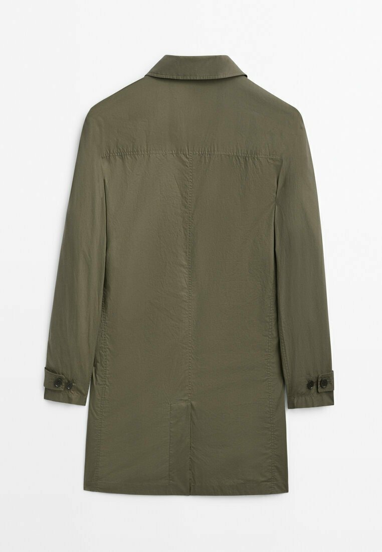 Massimo Dutti LIGHT TECHNICAL - Kurzmantel - Khaki
