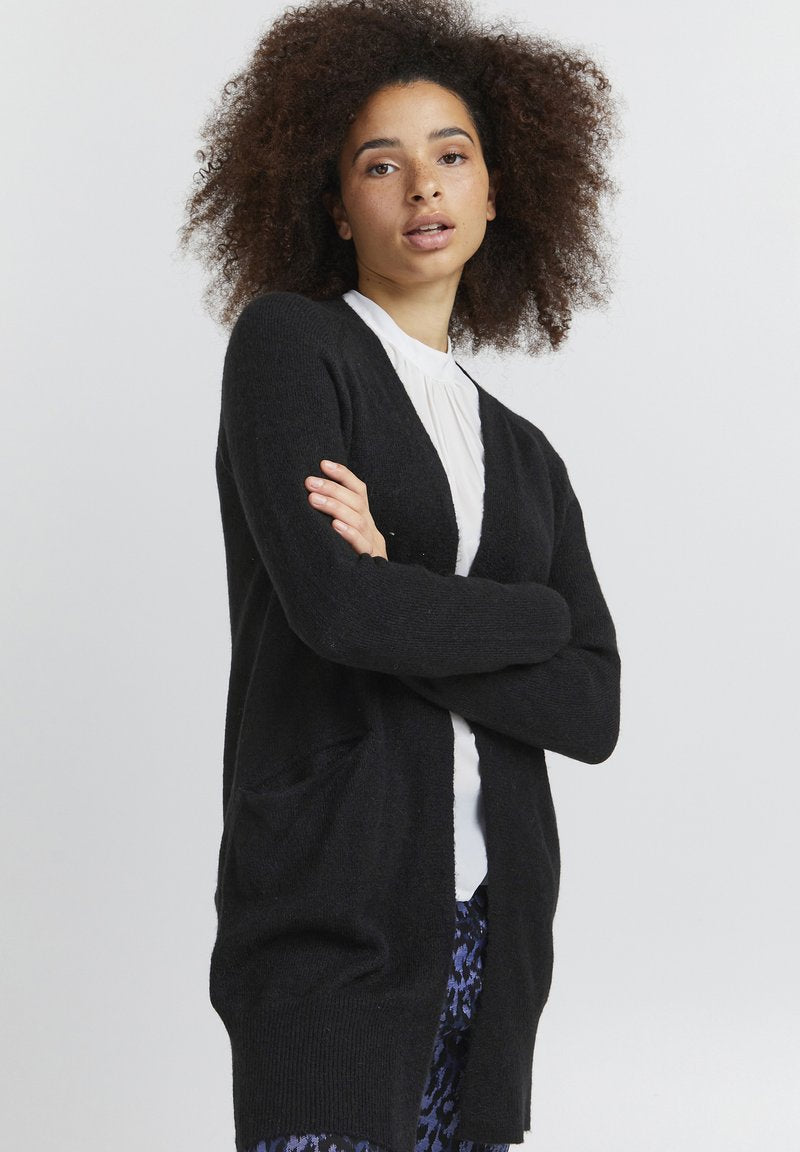 ICHI KAMARA - Strickjacke - Black