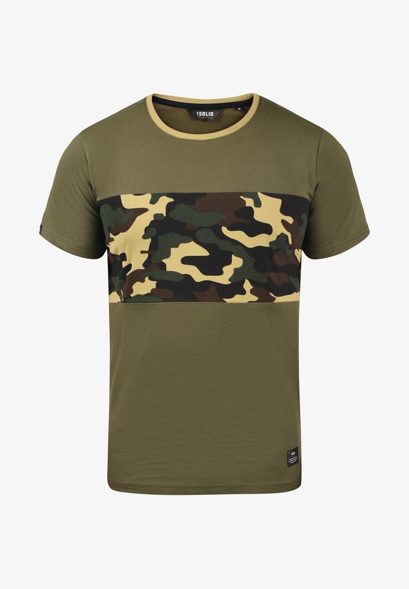 Solid SDCALLUX - T-Shirt Print - Dusty Olive
