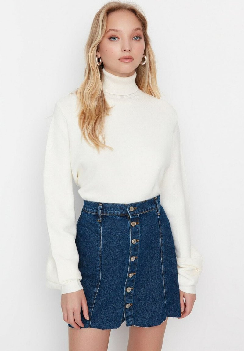 Trendyol A-Linien-Rock - Blue