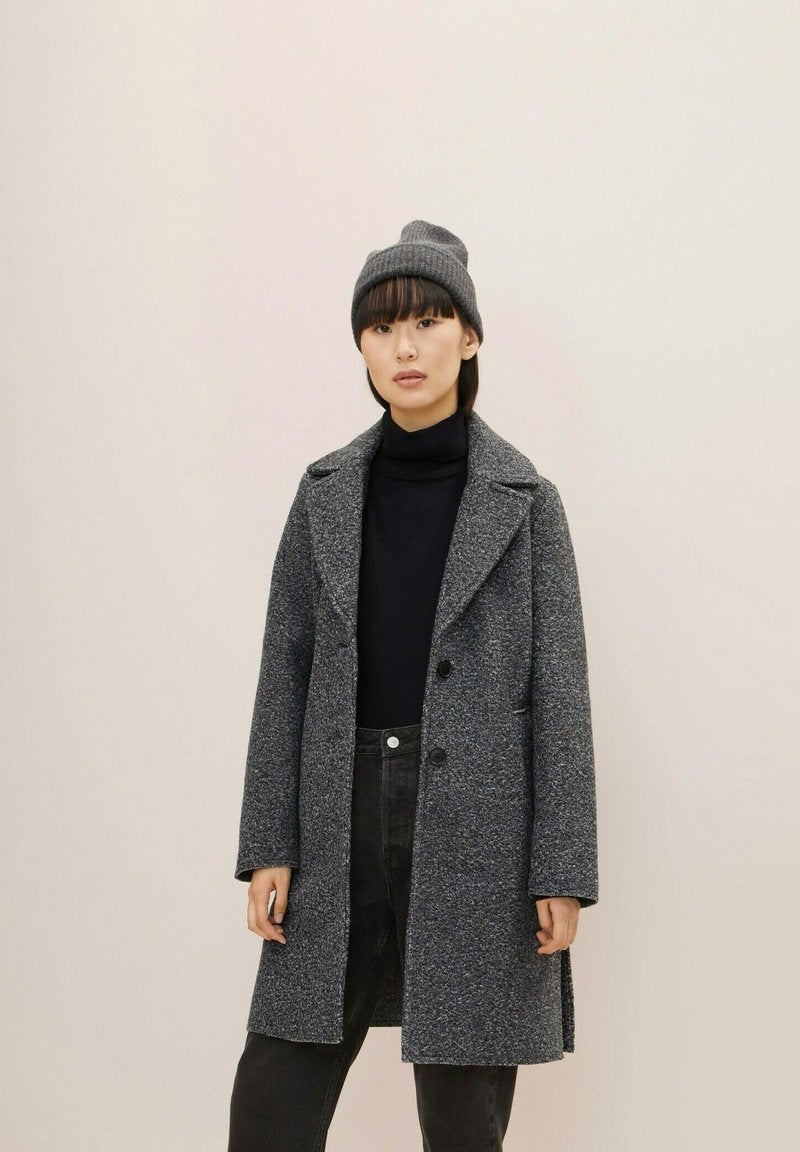 Tom Tailor Kurzmantel - Evident Anthracite Melange