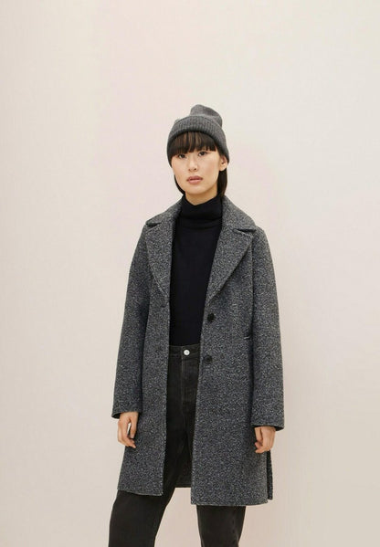 Tom Tailor Kurzmantel - Evident Anthracite Melange