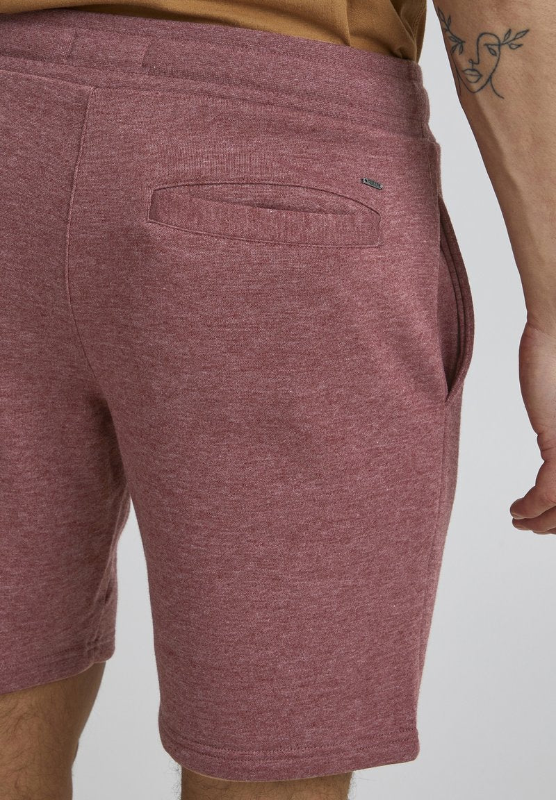 Solid SDOLIVER - Shorts - Wine Red Melange