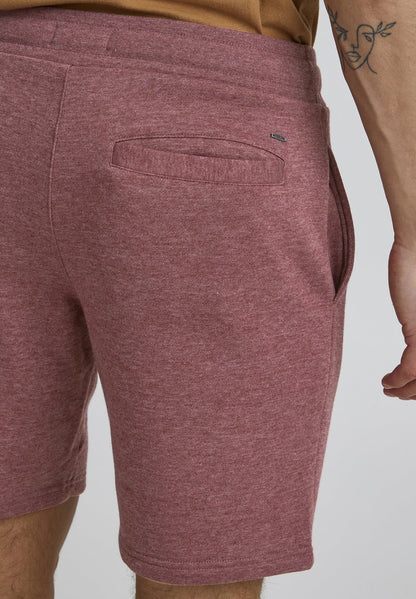 Solid SDOLIVER - Shorts - Wine Red Melange