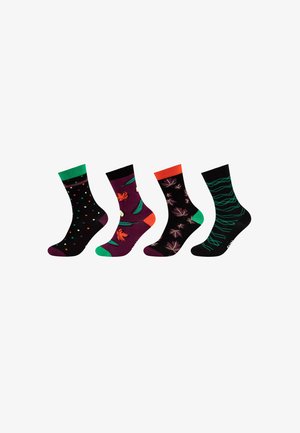 S.Oliver 4ER PACK X-MAS - Socken - Black
