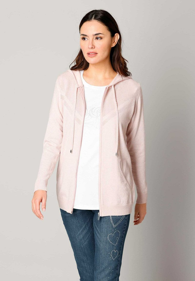 Strickjacke - Hellrosa