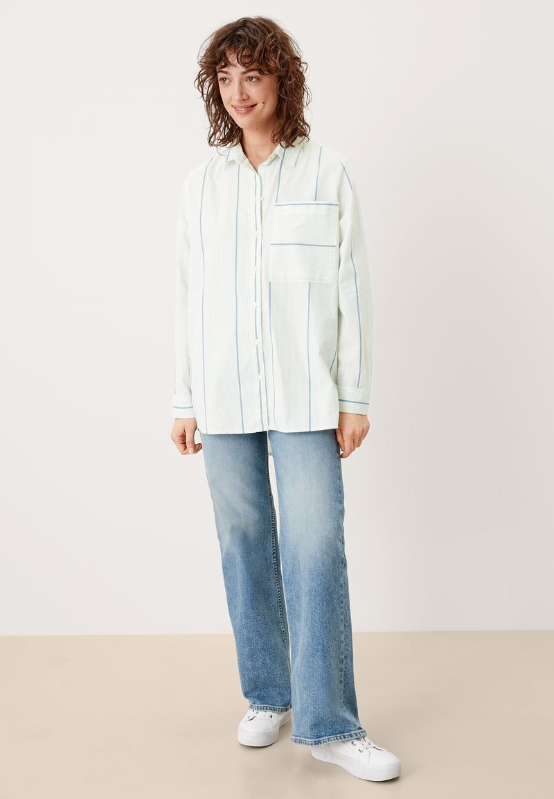 S.Oliver Hemdbluse - Sage Stripes