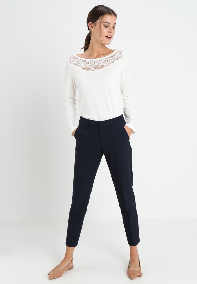 S.Oliver SHAPE ANKLE - Stoffhose - Navy