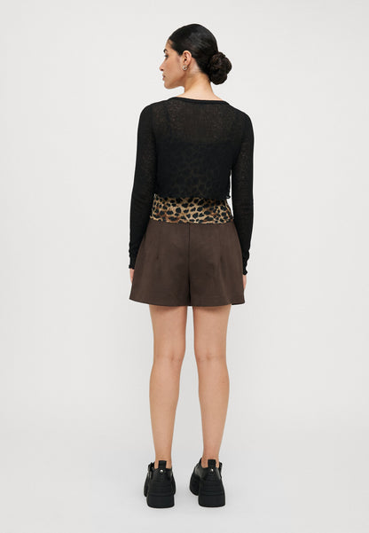 ONLY Petite ONLLEMONE DOUBLE - Long Sleeved Top - Black