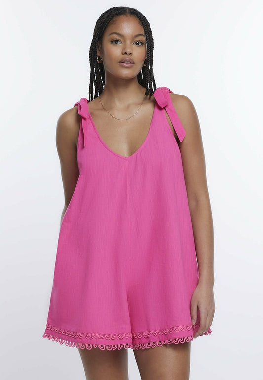 RIVER ISLAND Jumpsuit - Pink Bright