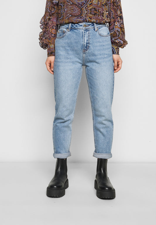 ONLY Petite ONLEMILY LIFE ANKLE - Straight Leg Jeans - Medium Blue