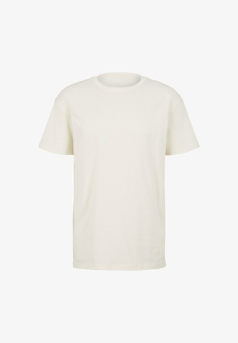 TOM TAILOR Denim MIT RÜCKENPRINT - T-Shirt Print - Soft Light Beige