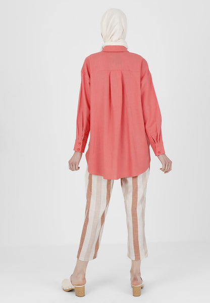  Hemdbluse - Coral