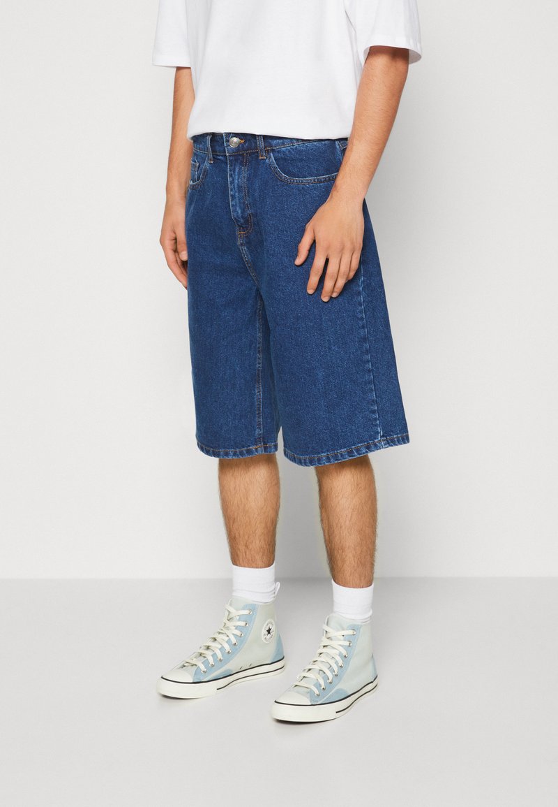 YOURTURN UNISEX - Jeans Shorts - Blue Denim