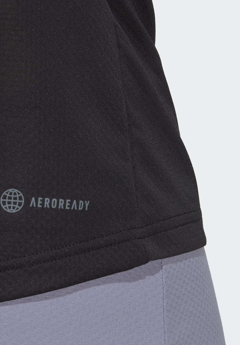 ADIDAS PERFORMANCE CLUB TEE - T-Shirt Print - Black