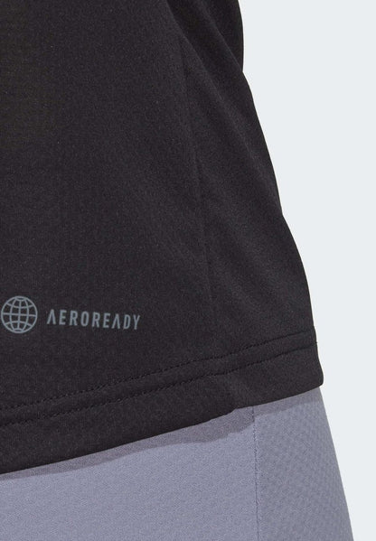 ADIDAS PERFORMANCE CLUB TEE - T-Shirt Print - Black
