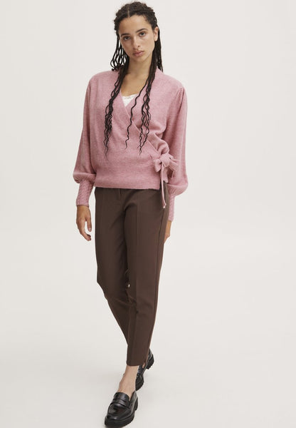 ICHI IHOLENE - Strickjacke - Pink Nectar