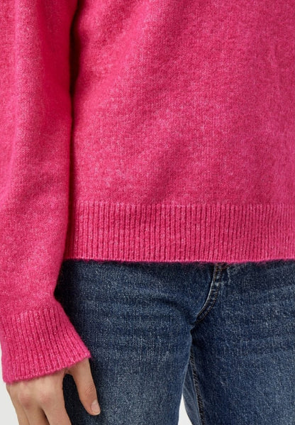 DESIRES GEA O-NECK - Strickpullover - Fuchsia Purple