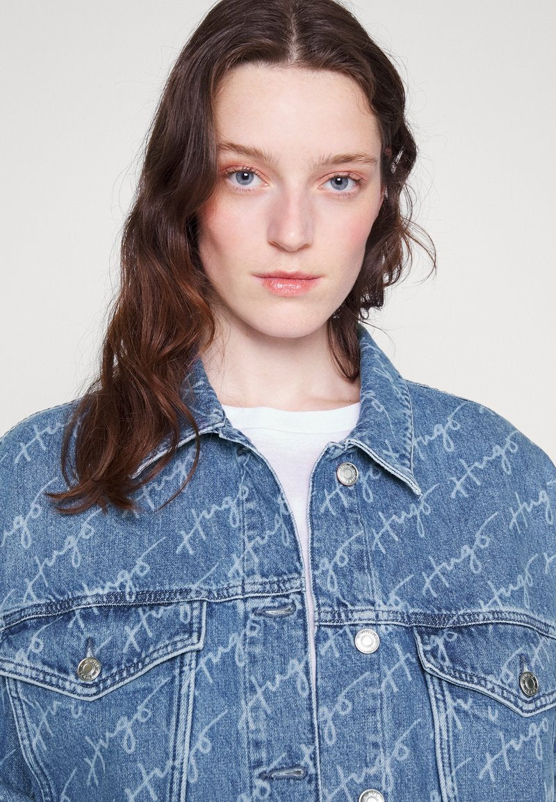 Hugo GALENTINA - Jeansjacke - Bright Blue