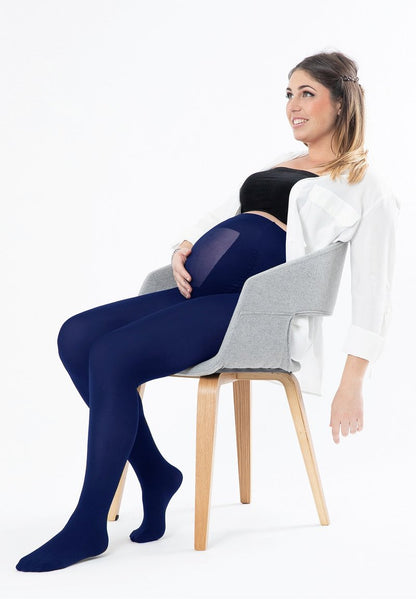 MATERNITY TIGHTS - 40 DEN - Strumpfhose - Blue