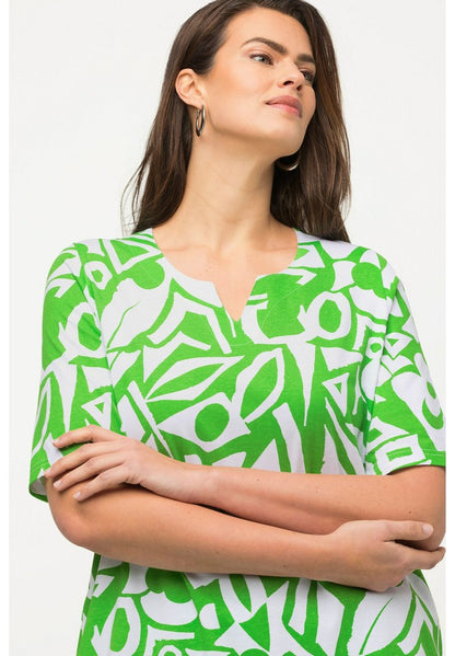 Ulla Popken MANCHES COURTES - Bluse - Vert Pomme