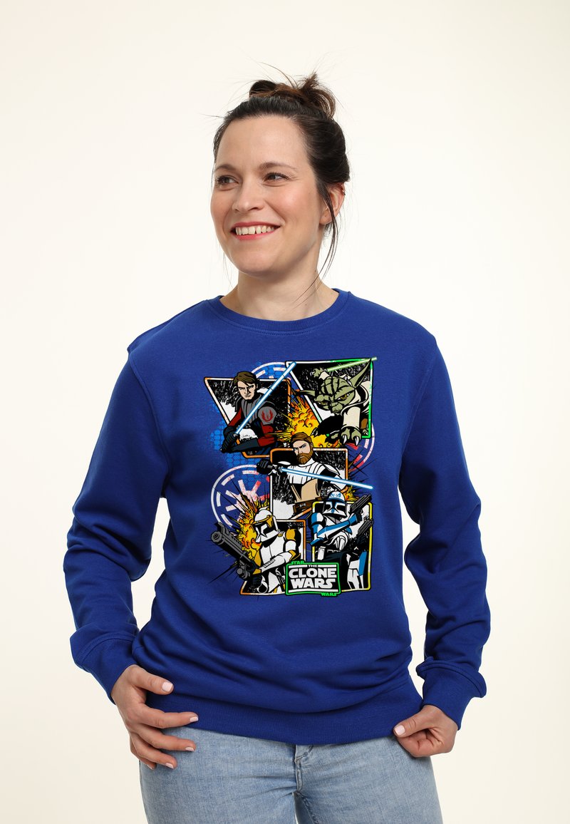 Henry Tiger STAR WARS: CLONE WARS ROYAL FLUSH - Sweatshirt - Royal Blue