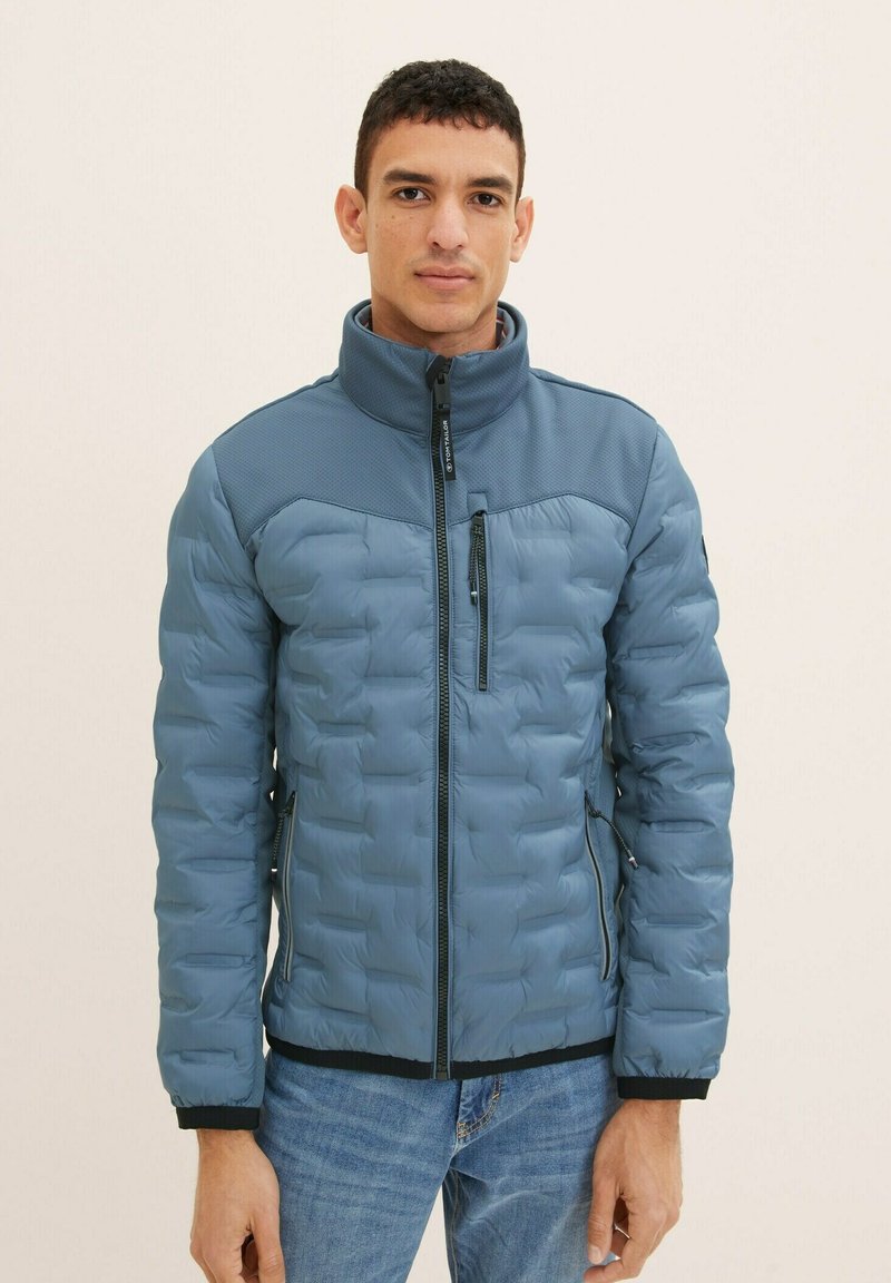 Tom Tailor REGULAR FIT MIT STEPPUNGEN - Übergangsjacke - China Blue