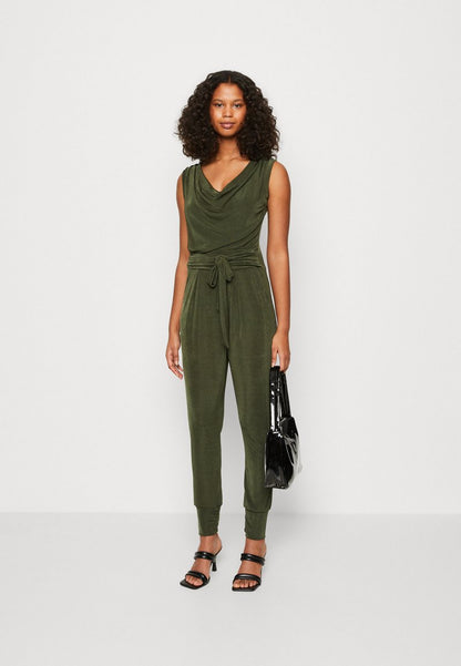 Wal G RONNY SLOUGH NECK - Jumpsuit - Olive Green
