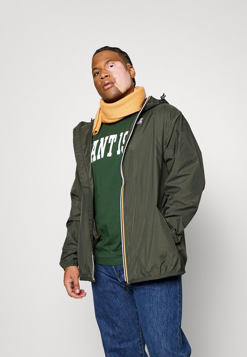 K-Way PLUS LE VRAI CLAUDE UNISEX - Kurzmantel - Green Blackish