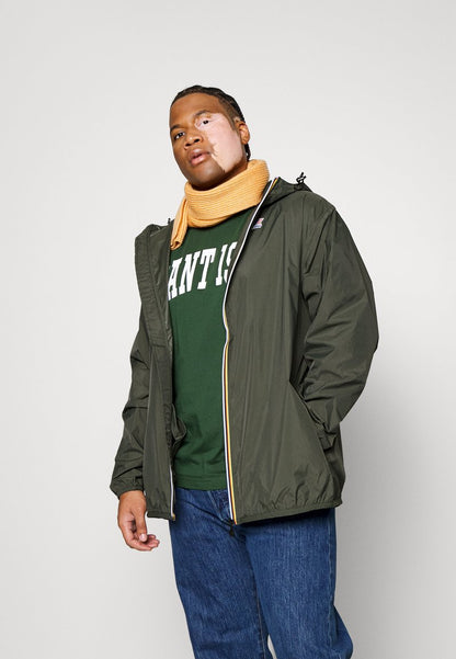 K-Way PLUS LE VRAI CLAUDE UNISEX - Kurzmantel - Green Blackish