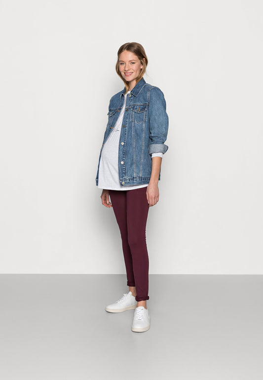  3 PACK - Leggings - Trousers - Black/bordeaux/dark Blue