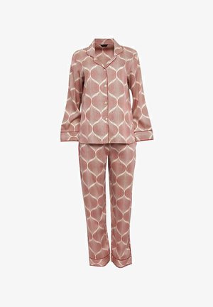  SET SPITALFIELDS ROPE PRINT L SLV - Nachtwäsche Set - Navy Rope