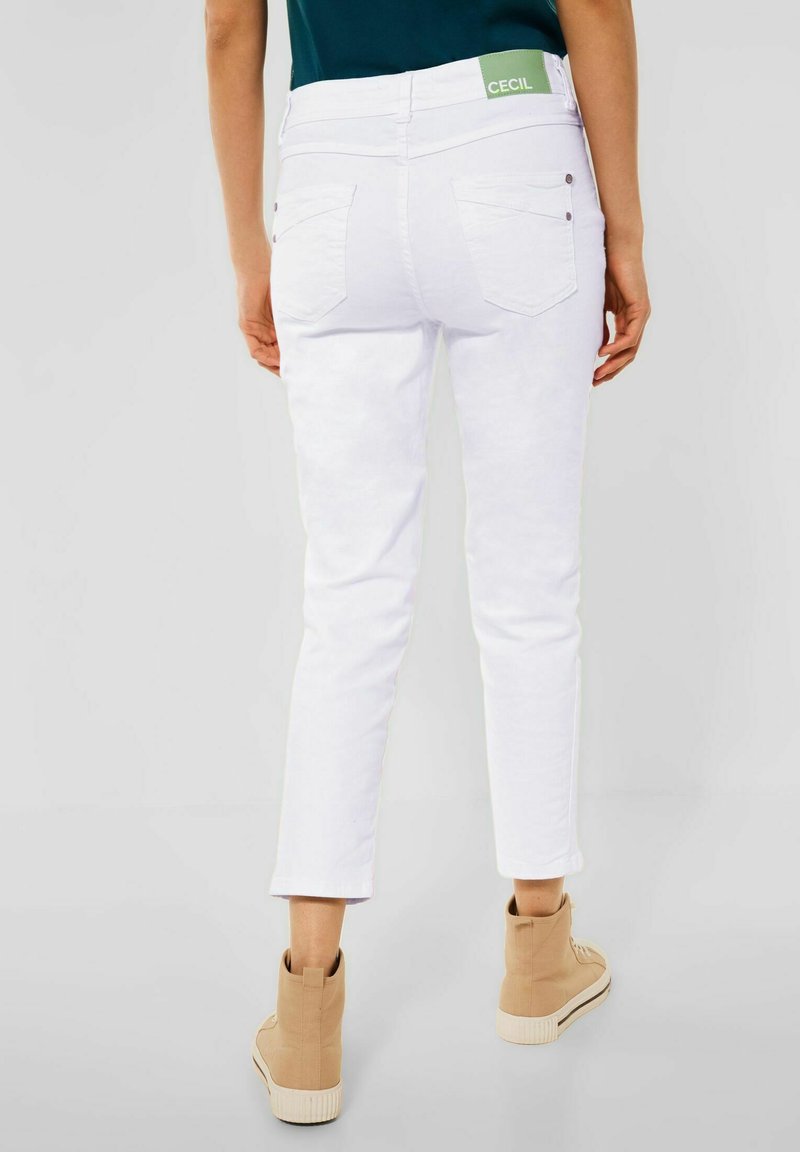 Cecil CASUAL FIT - Stoffhose - Weiß