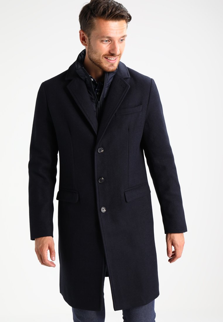 Pier One Klassischer Mantel - Navy