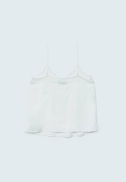 Stradivarius TRIMMED - Top - White